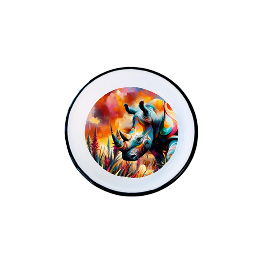 African Ablaze Printed 14cm Tapas Plate