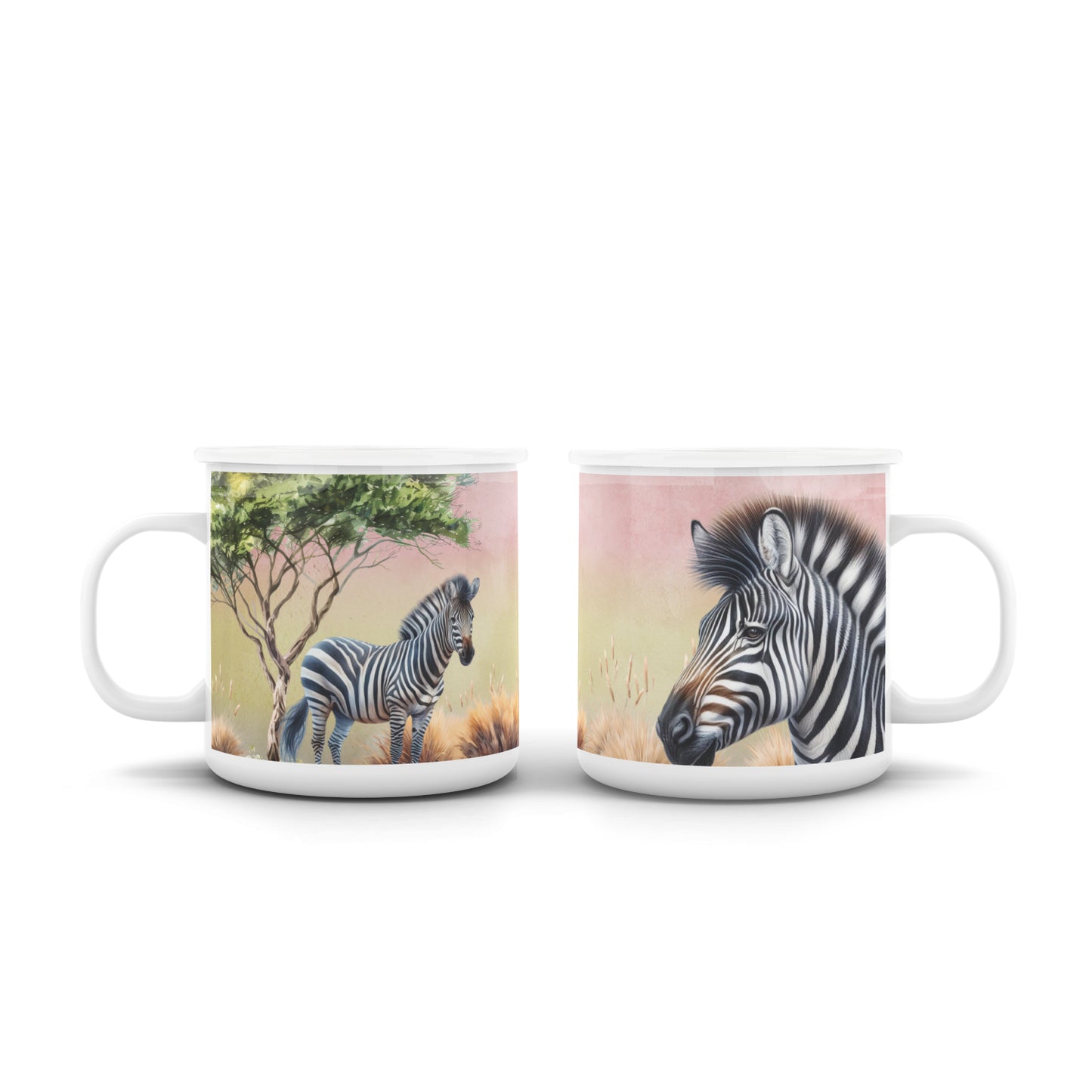 Pastel Afrika Enamel Mug