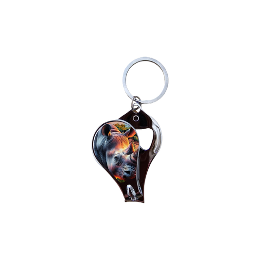 African Sunset Keyring Clipper