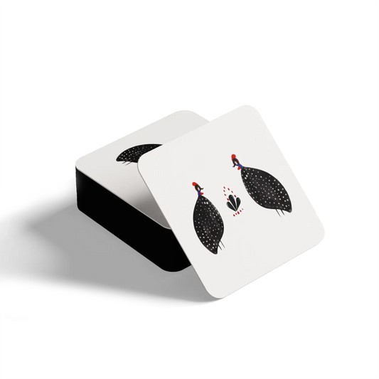 Guinea Fowl Chic Coaster