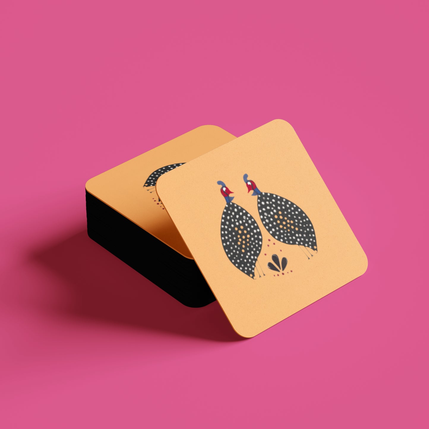 Guinea Fowl Chic Coaster