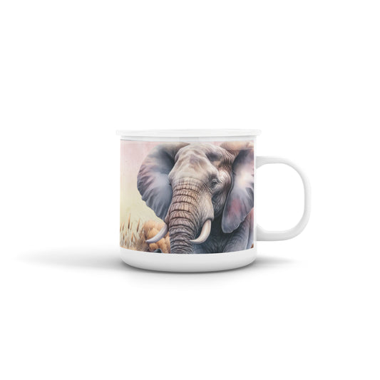 Pastel Afrika Enamel Mug