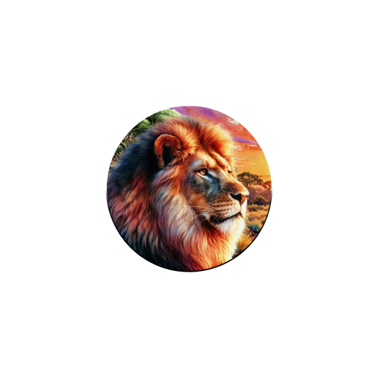 African Sunset Magnet Badge