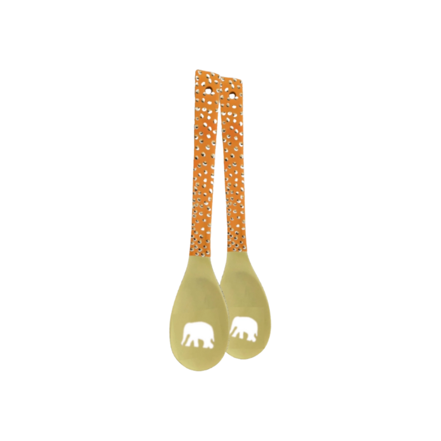 Spirit of Africa Laser Salad Servers