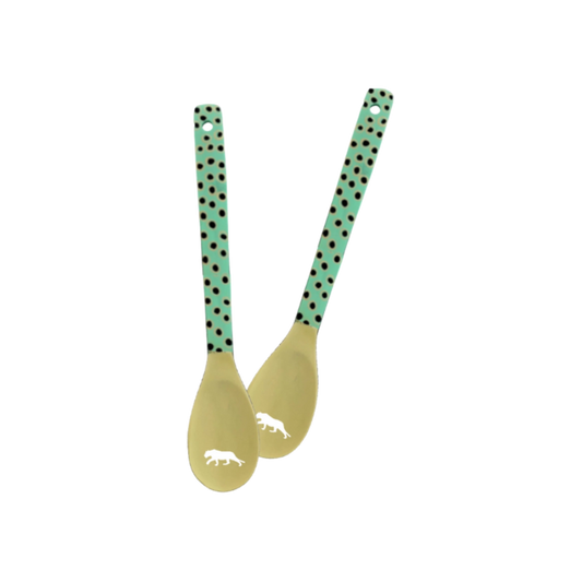 Spirit of Africa Laser Salad Servers