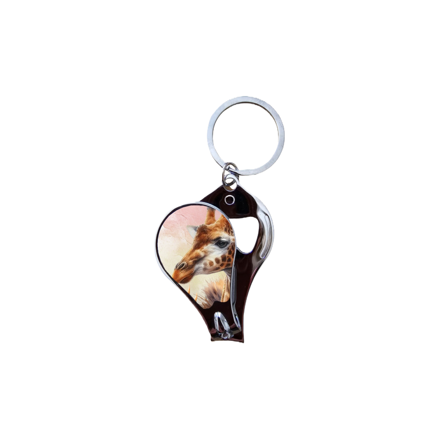 Pastel Afrika Keyring Clipper