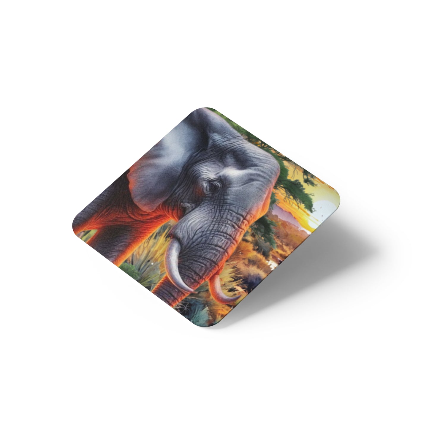 African Sunset Coaster