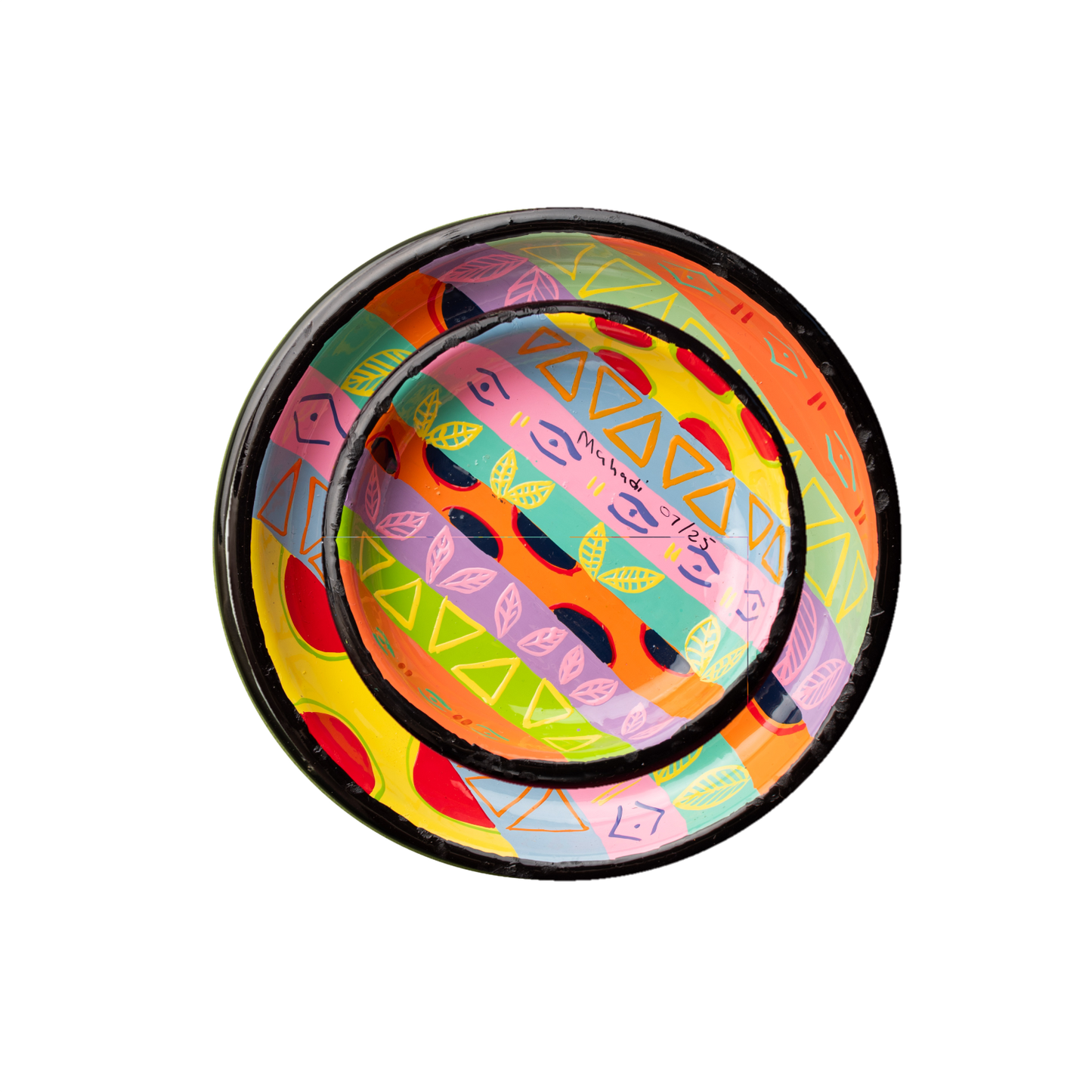 Chic Afrik Handpainted 10cm Ramekin Dish