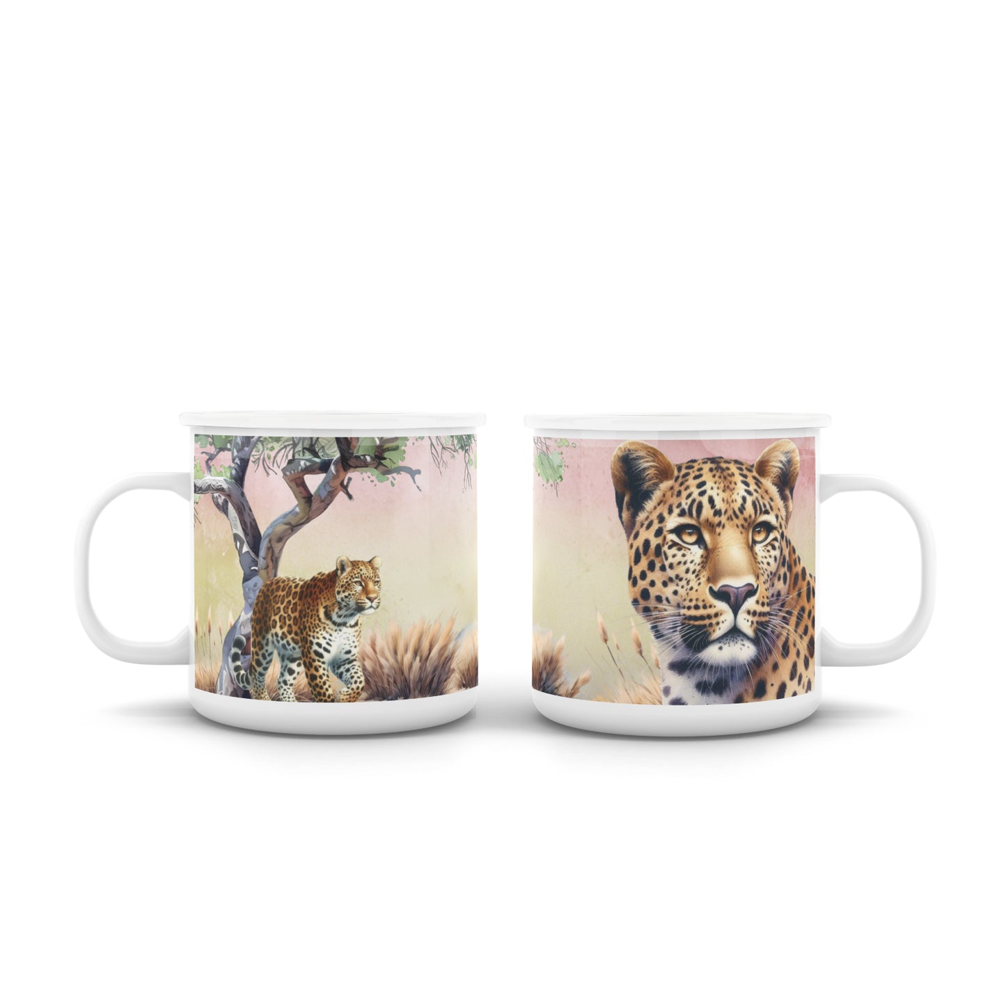 Pastel Afrika Enamel Mug