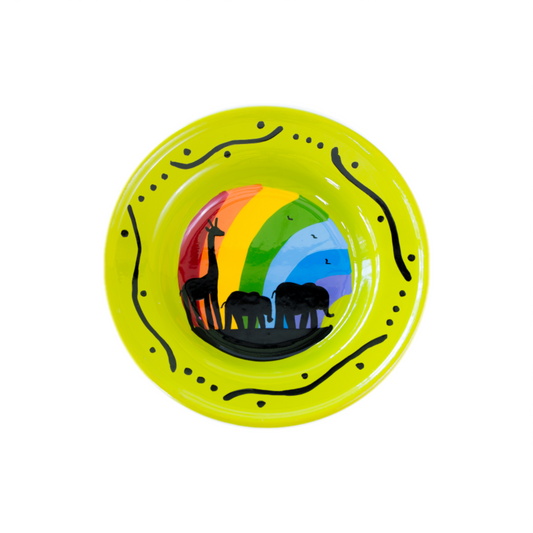 Rainbow Silhouette Plate