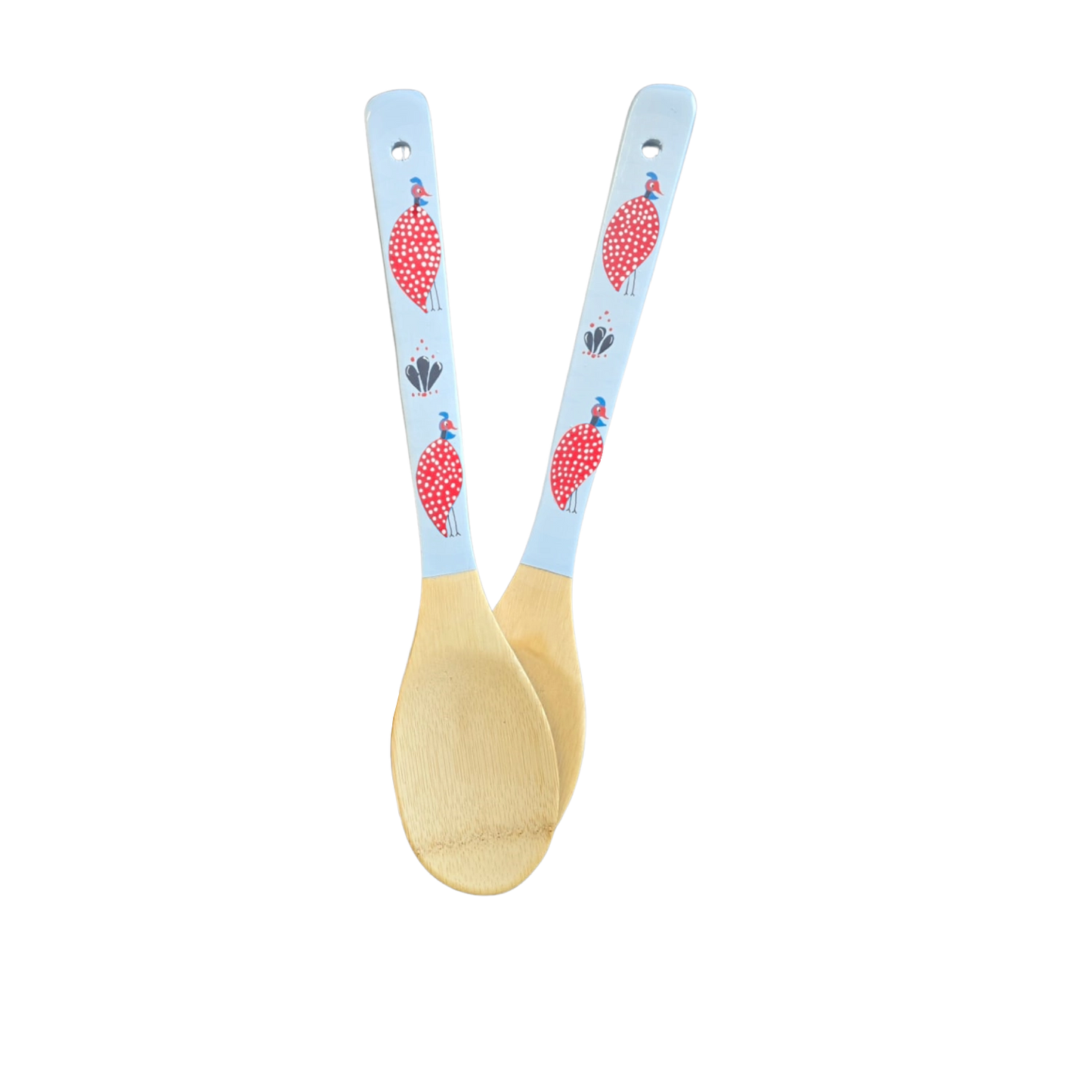 Guinea Fowl Chic Salad Servers