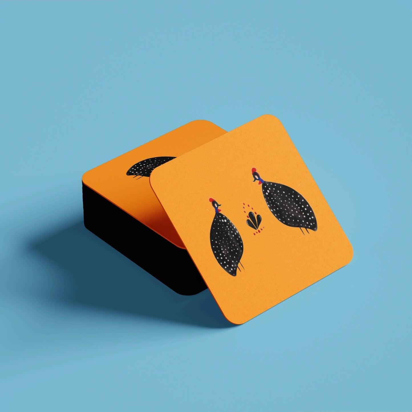 Guinea Fowl Chic  Coaster