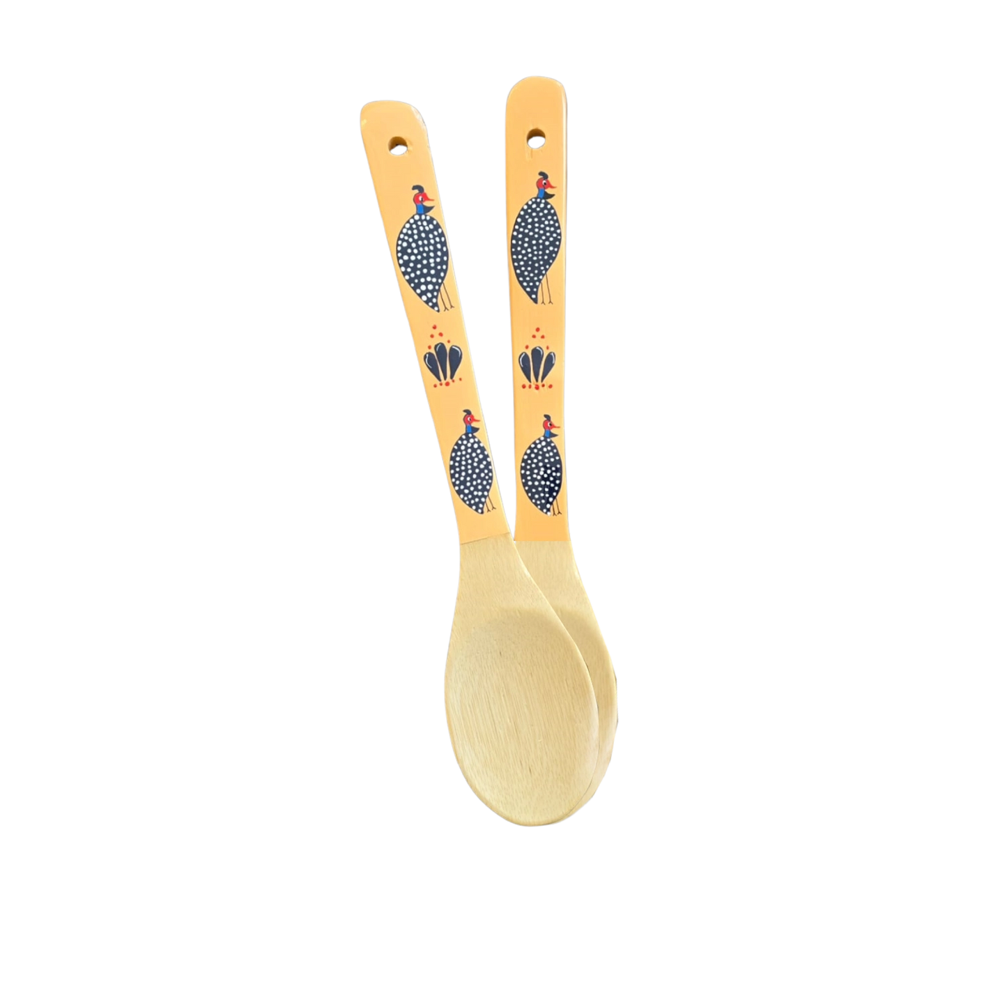 Guinea Fowl Chic Salad Servers