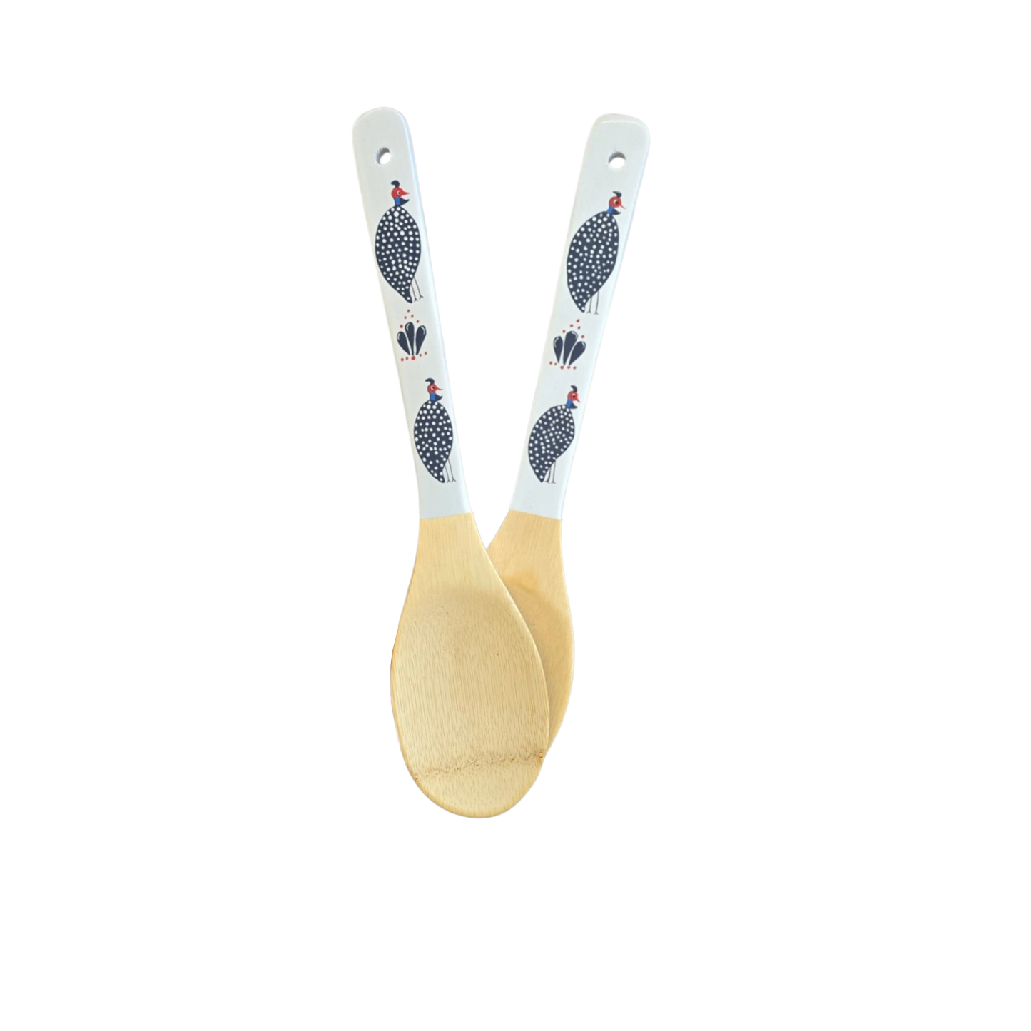 Guinea Fowl Chic Salad Servers