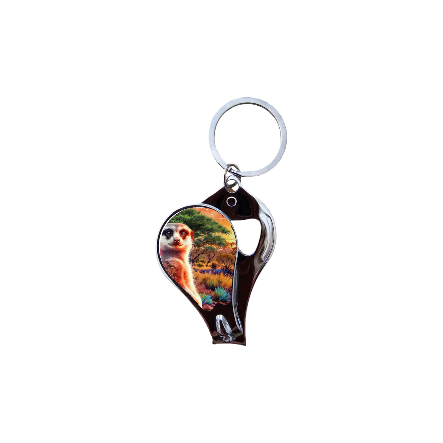 African Sunset  Keyring Clipper
