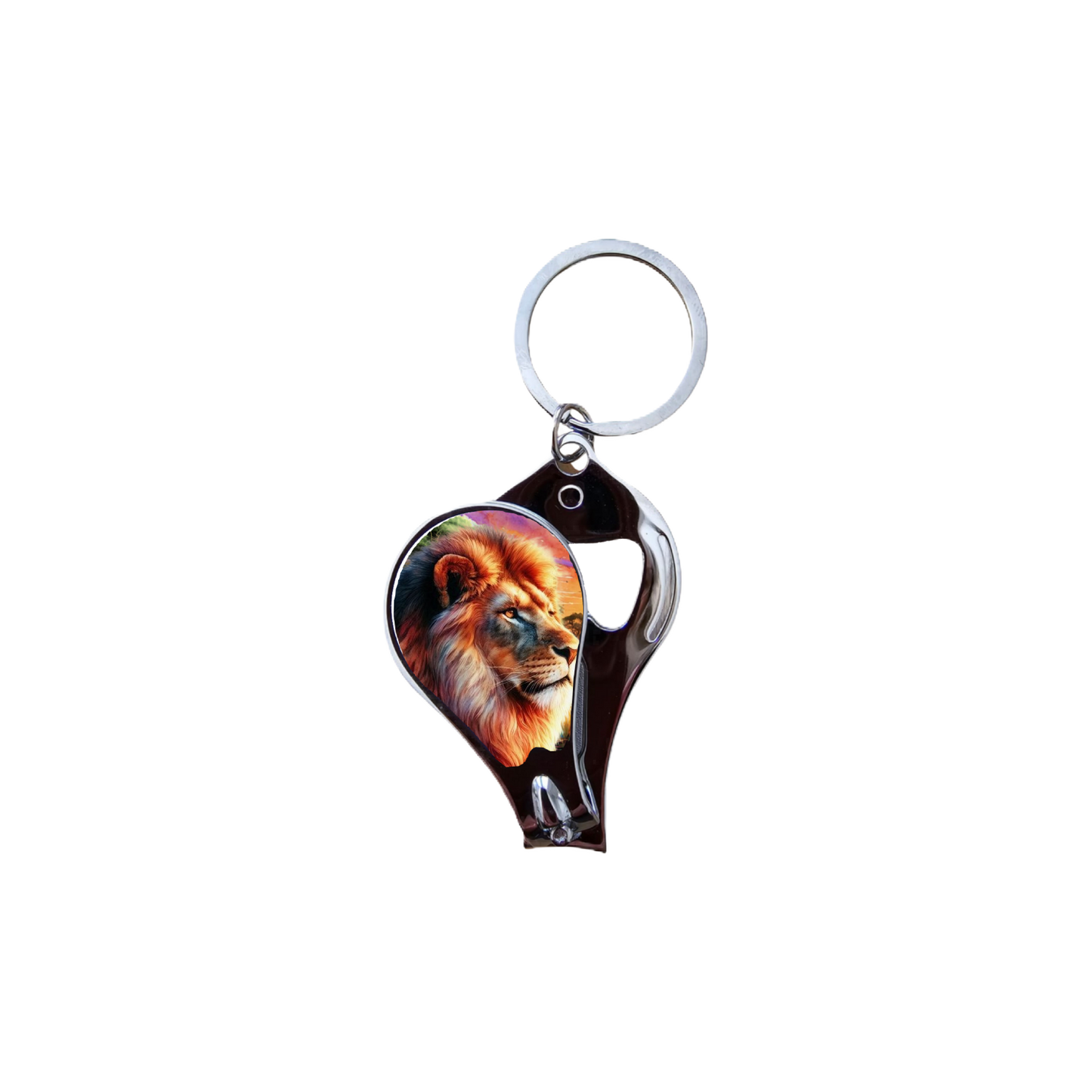 African Sunset  Keyring Clipper