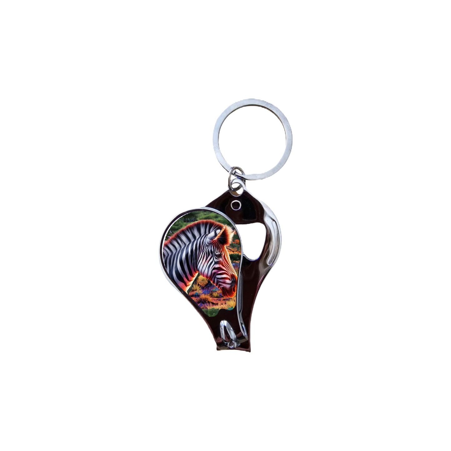 African Sunset  Keyring Clipper