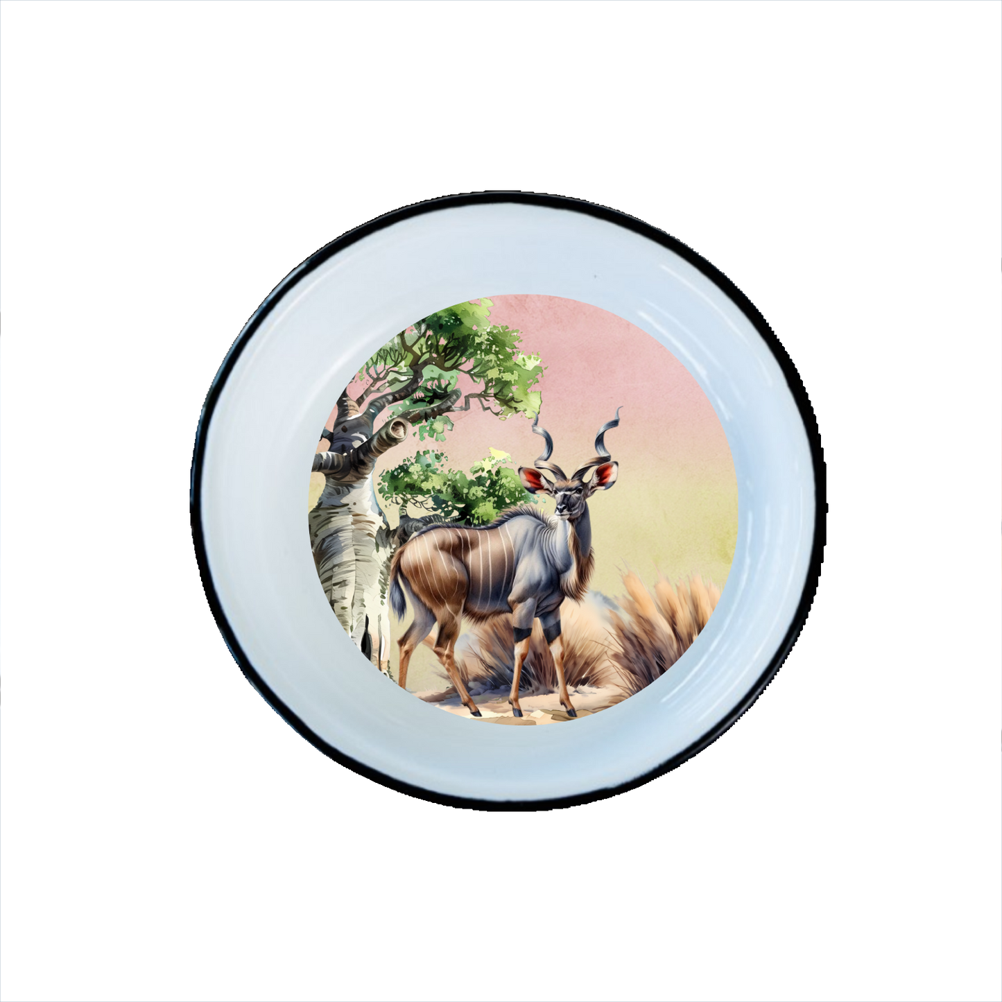 Pastel Afrika  Printed 10cm Ramekin Dish