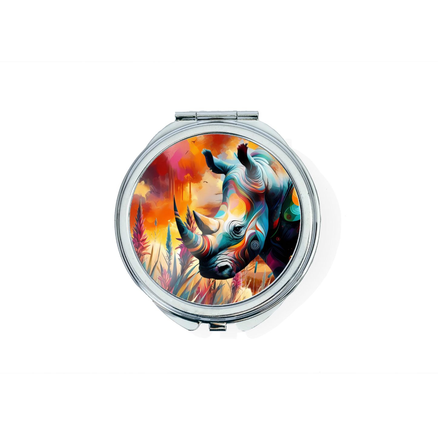 African Ablaze Compact Mirror
