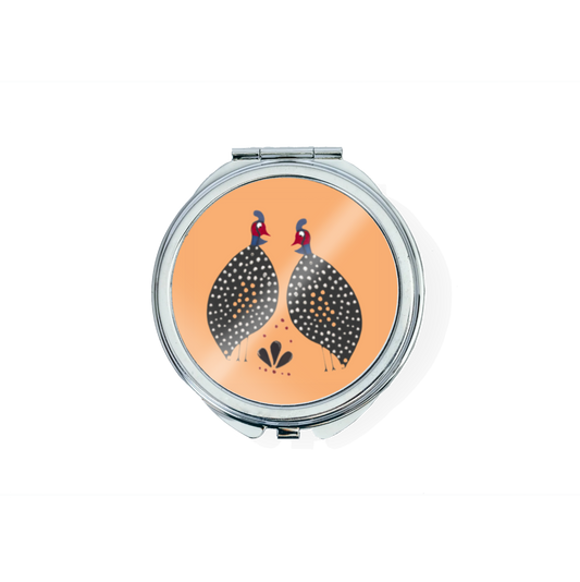 Guinea Fowl Chic  Compact Mirror