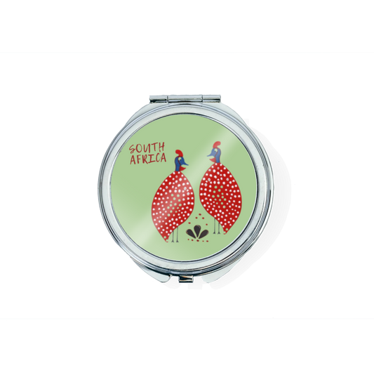 Guinea Fowl Chic  Compact Mirror