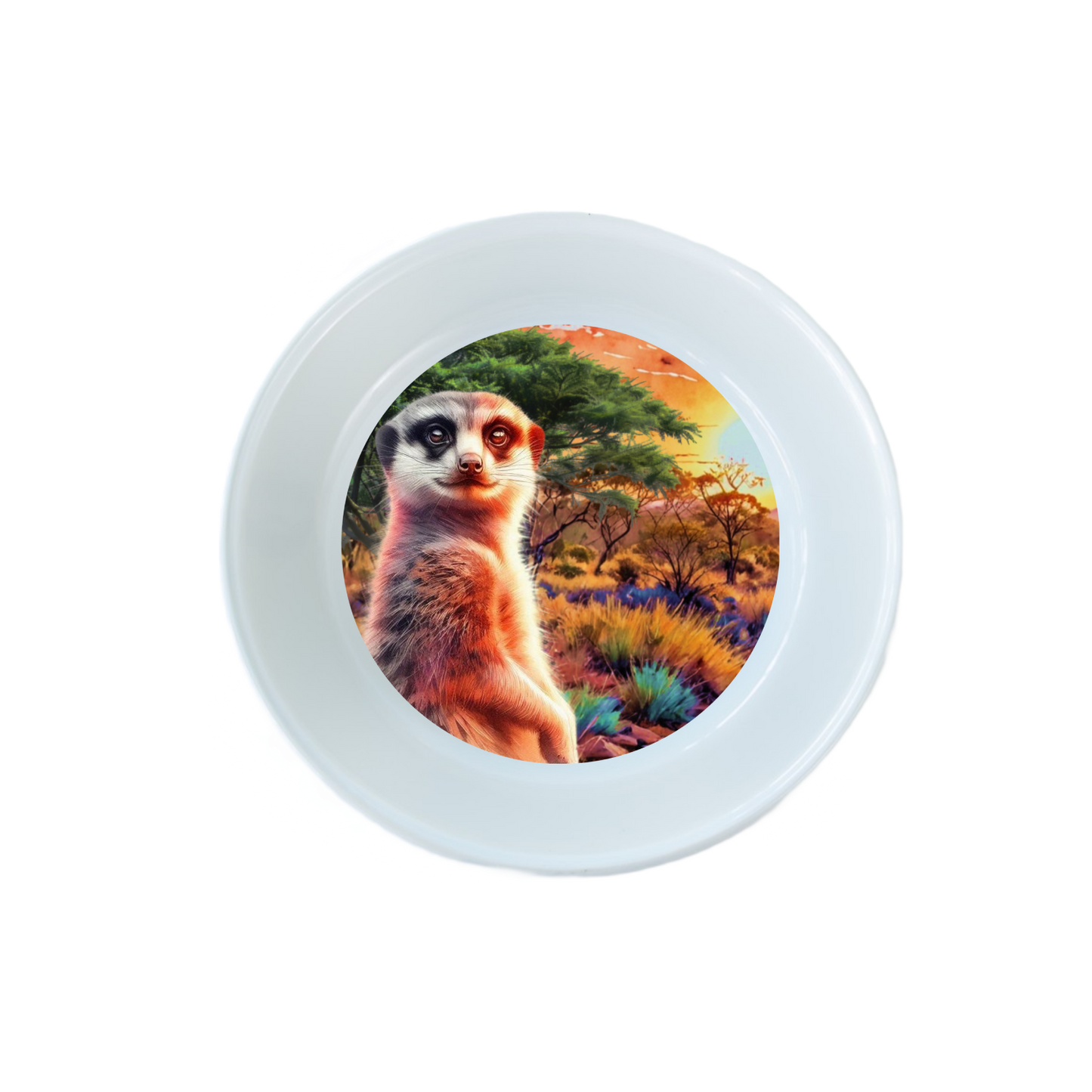 African Sunset  Printed 14cm Tapas Plate