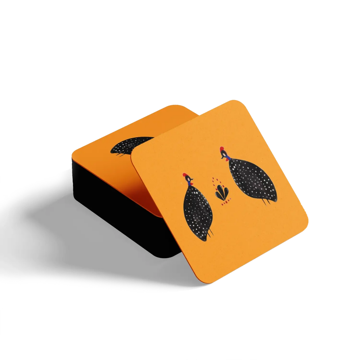 Guinea Fowl Chic  Coaster