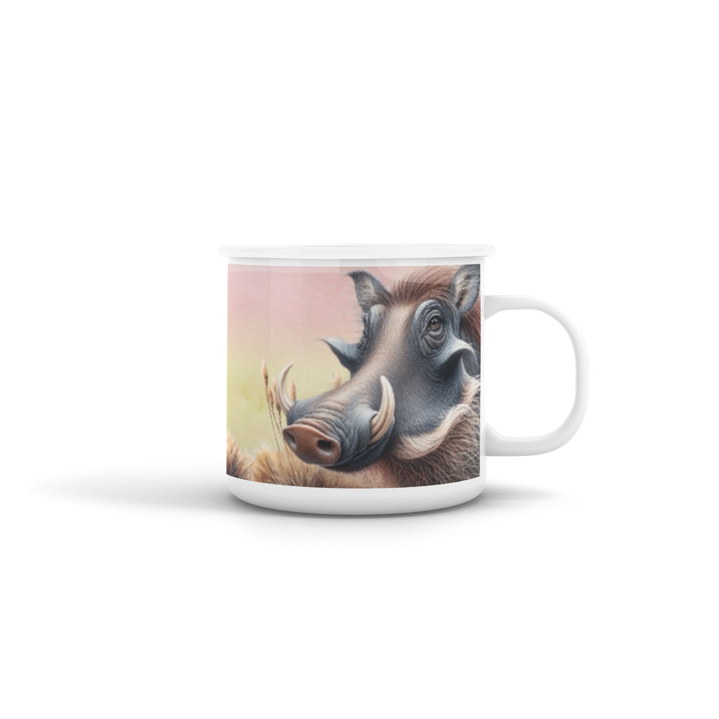 Pastel Afrika Enamel Mug