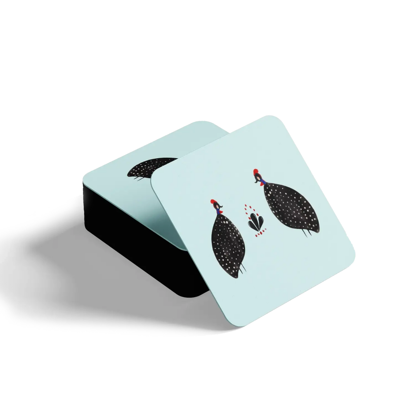 Guinea Fowl Chic  Coaster