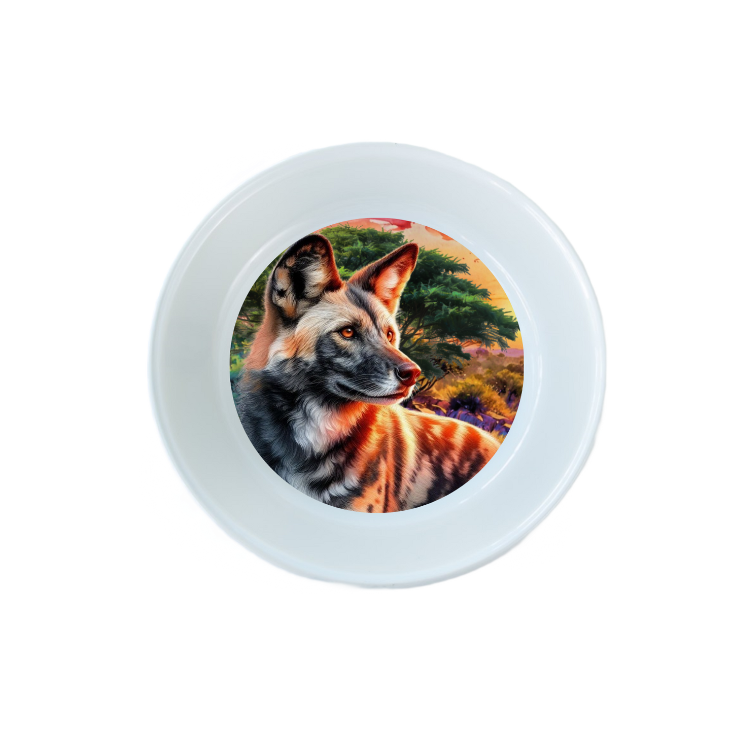 African Sunset  Printed 14cm Tapas Plate