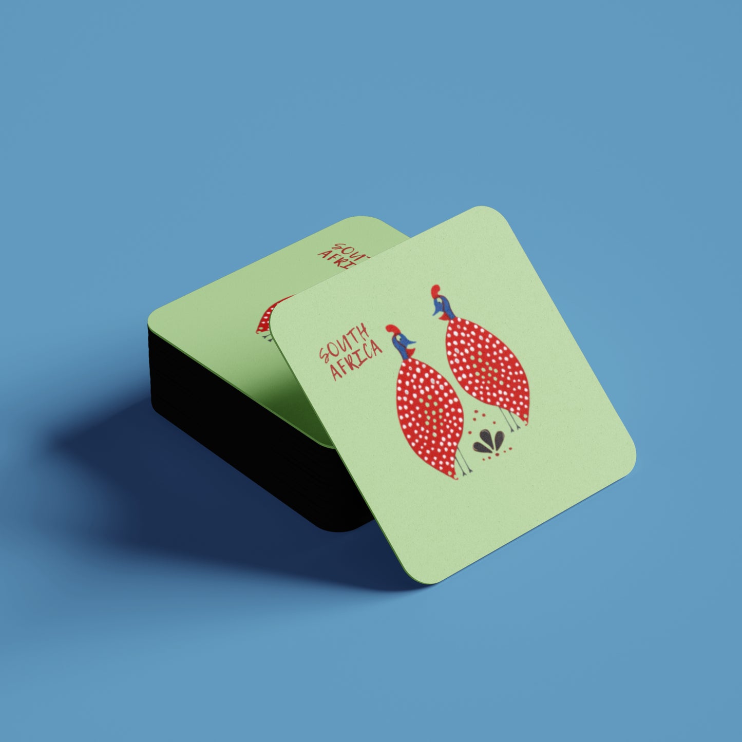Guinea Fowl Chic  Coaster