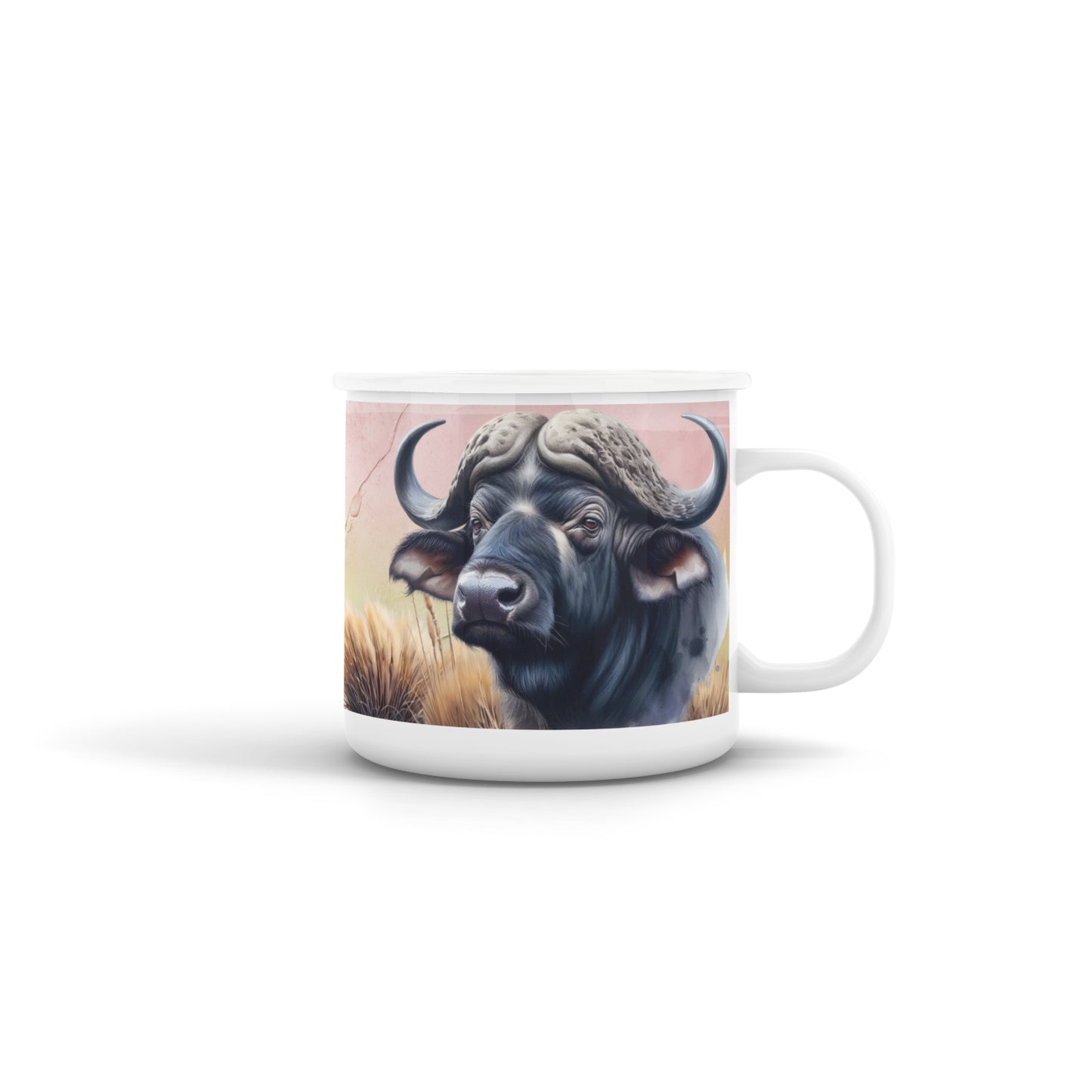 Pastel Afrika Enamel Mug
