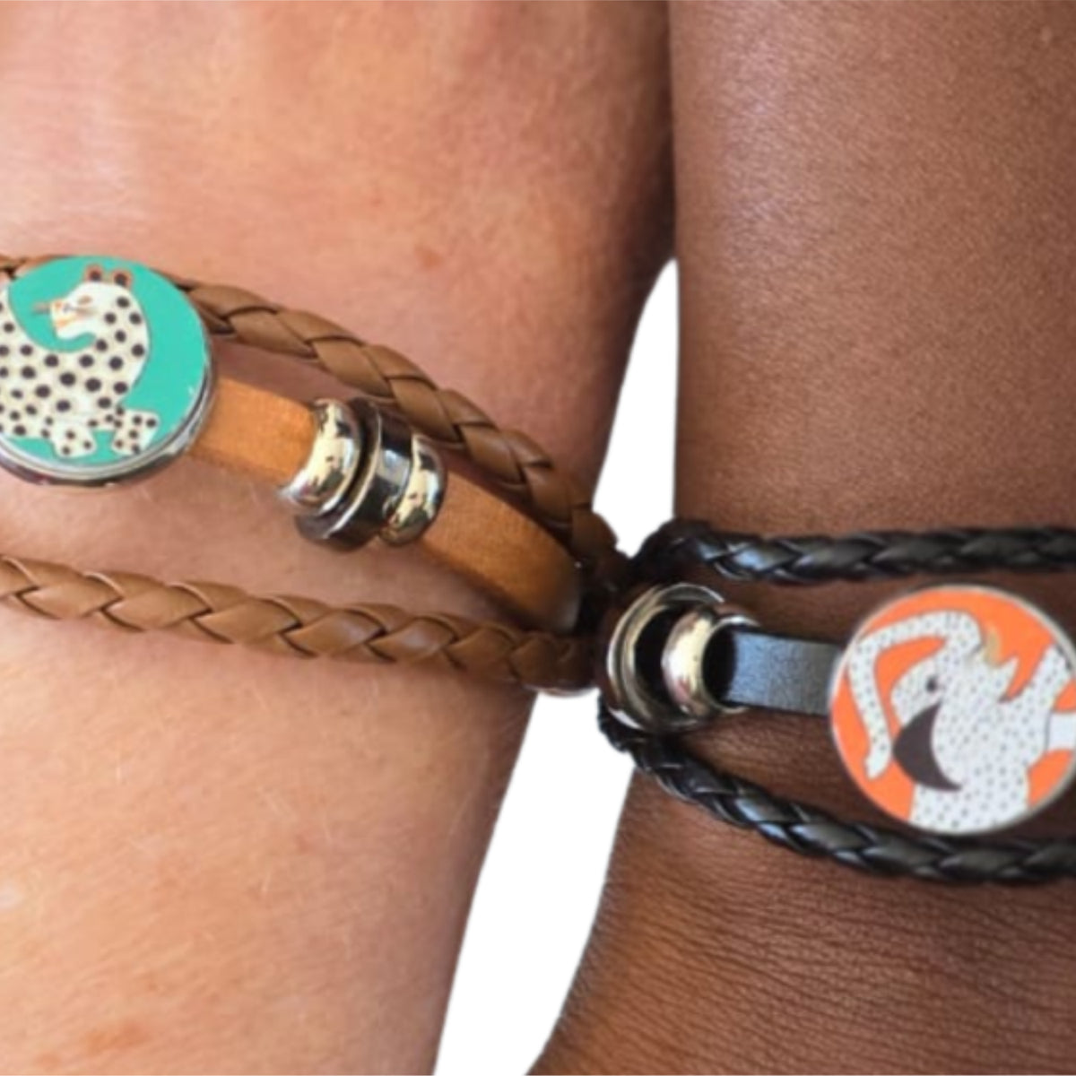 Spirit of Africa  Bangle Leather