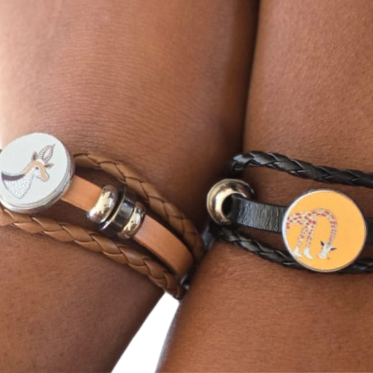 Spirit of Africa  Bangle Leather