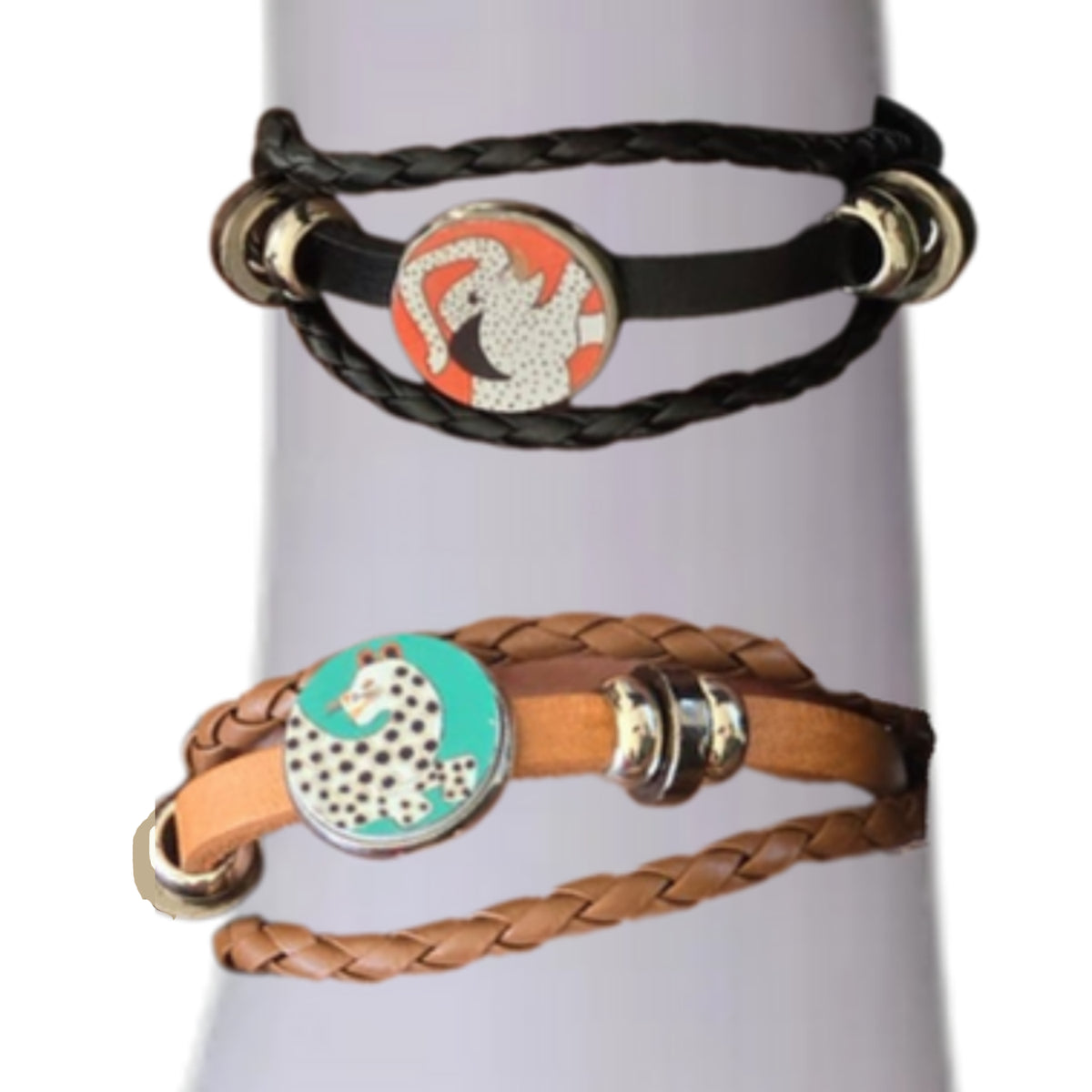 Spirit of Africa  Bangle Leather