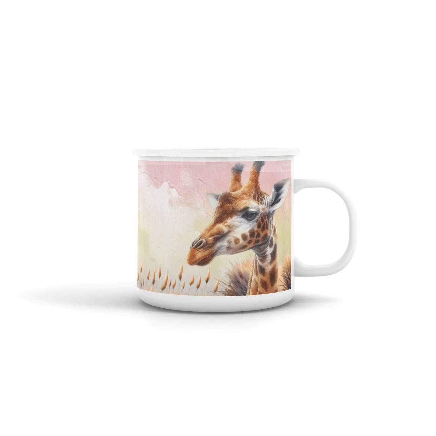 Pastel Afrika Enamel Mug