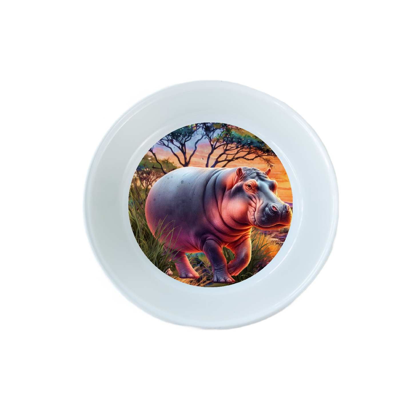 African Sunset  Printed 14cm Tapas Plate