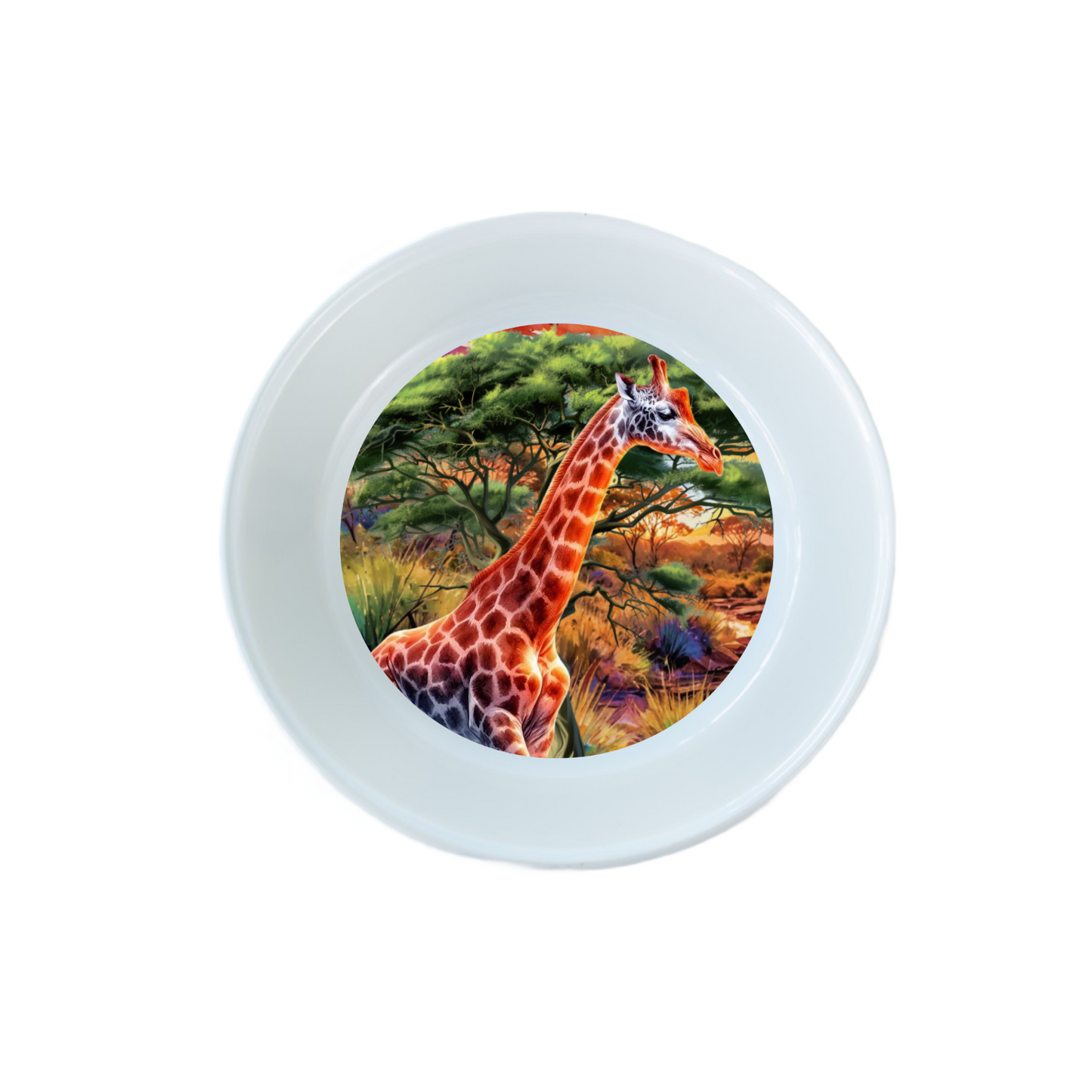 African Sunset  Printed 14cm Tapas Plate