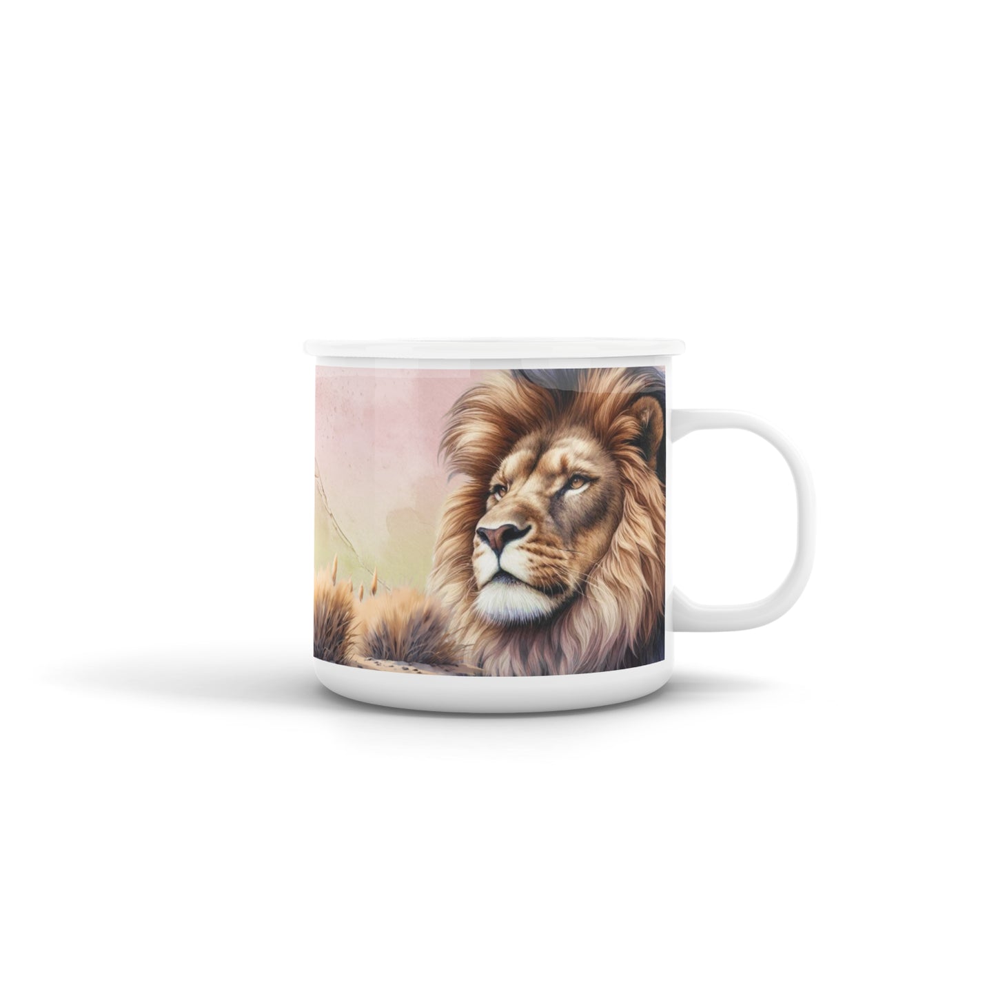Pastel Afrika Enamel Mug