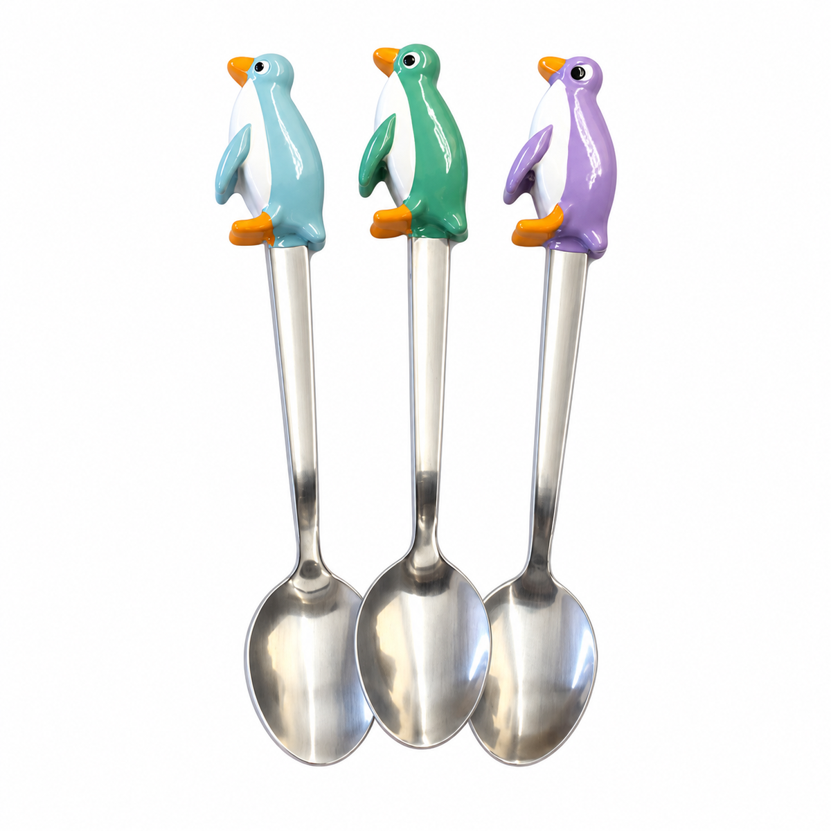 Penguin Resin Teaspoons