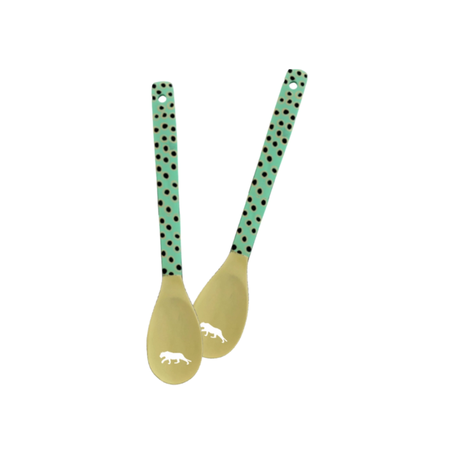 Spirit of Africa Laser Salad Servers