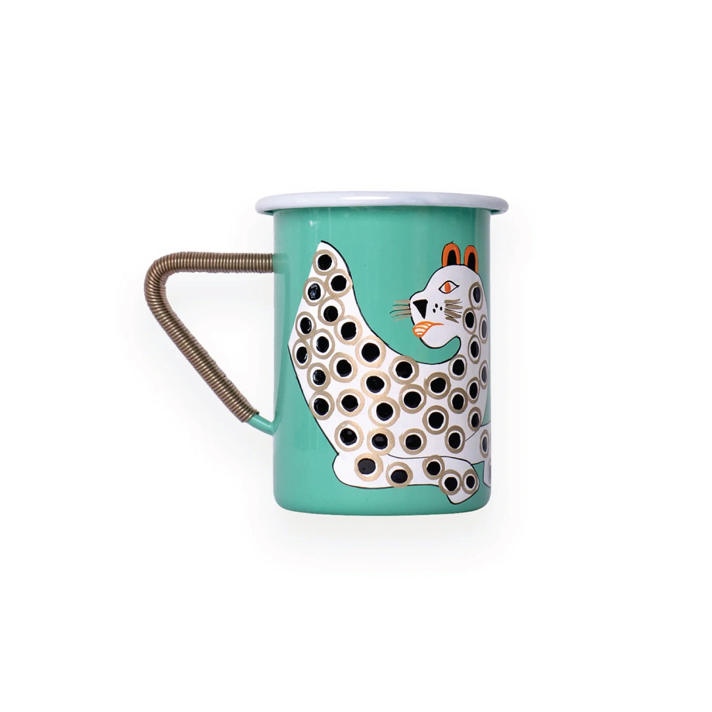 Spirit of Africa Long Mug with Metallic Wired Handle