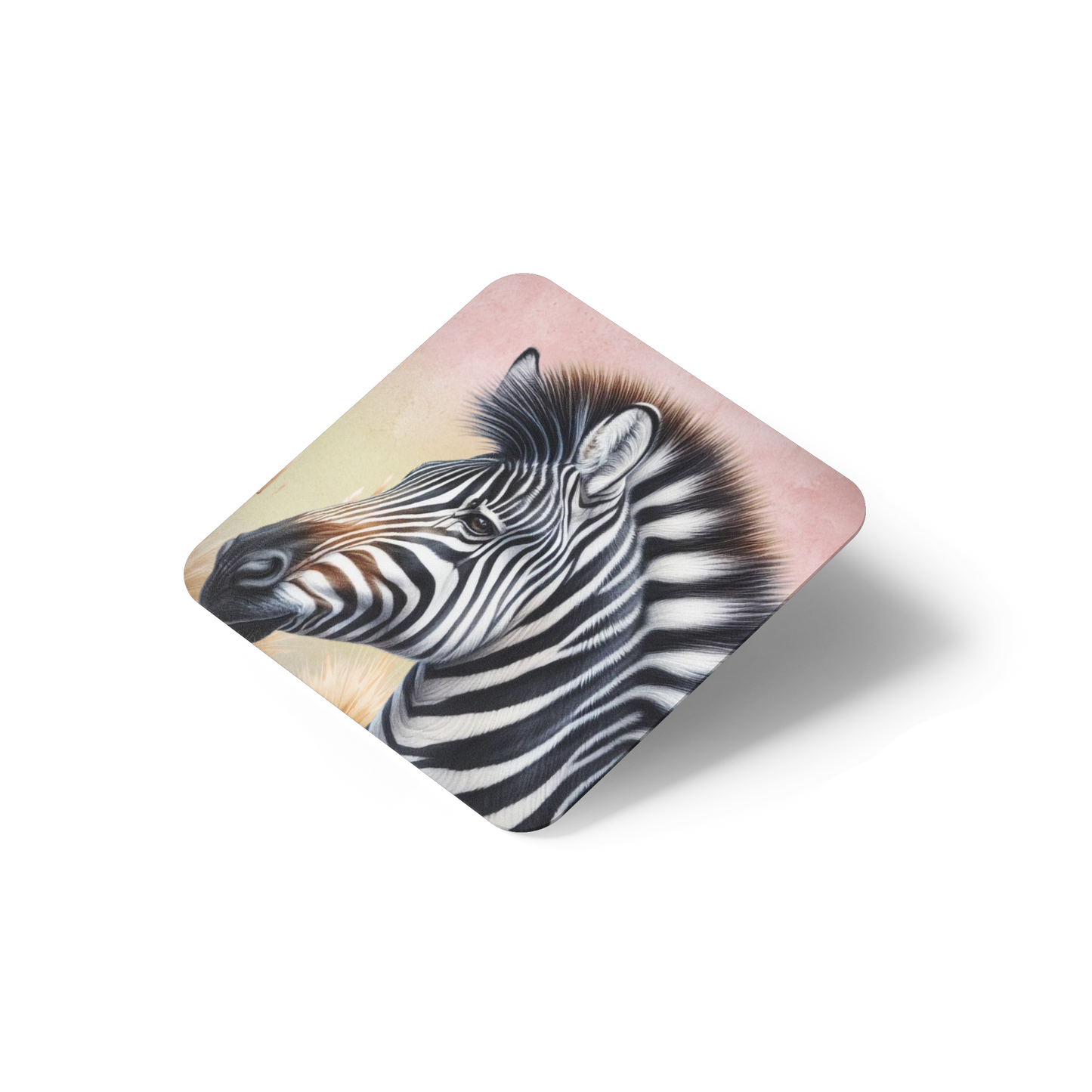 Pastel Afrika Square Coaster