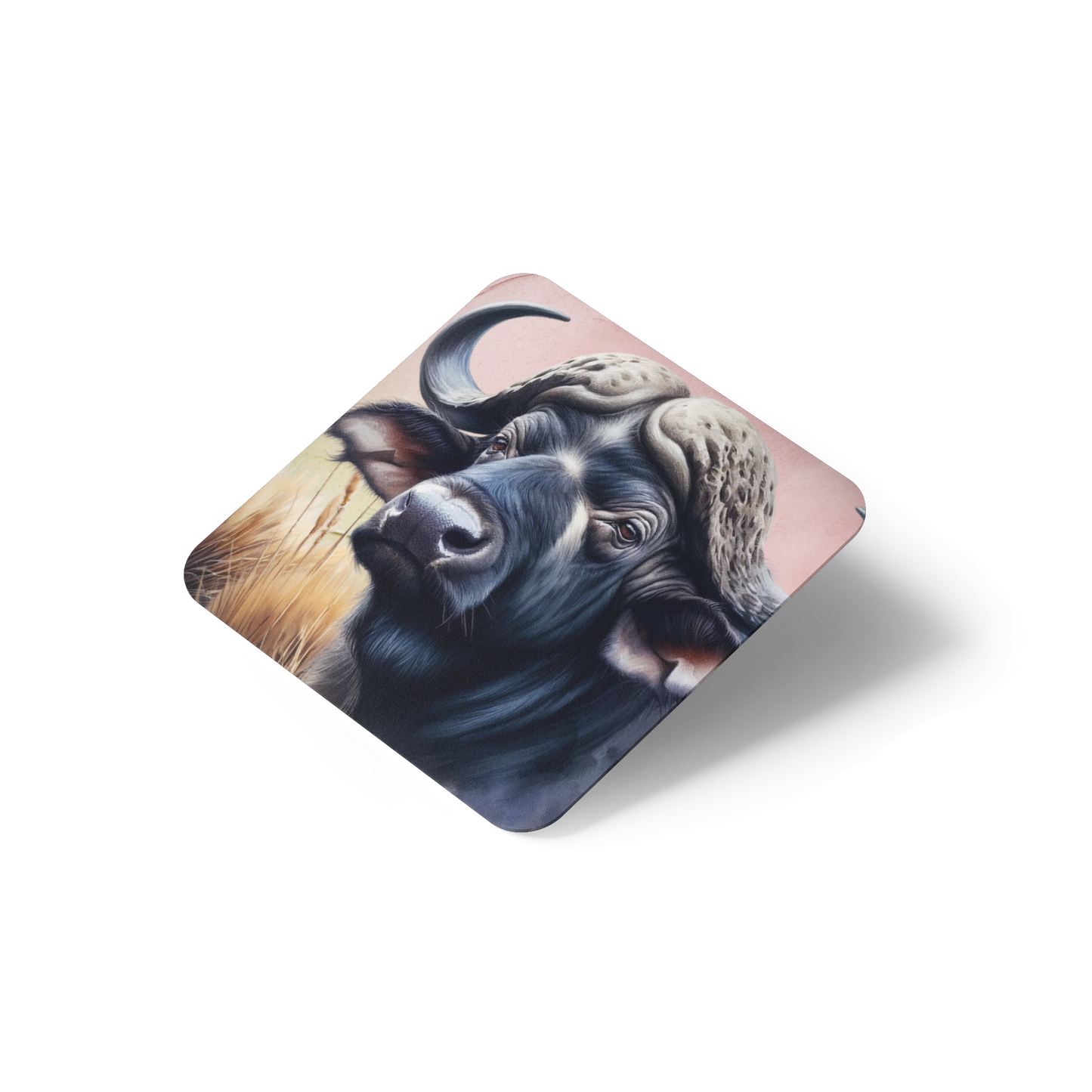 Pastel Afrika Square Coaster