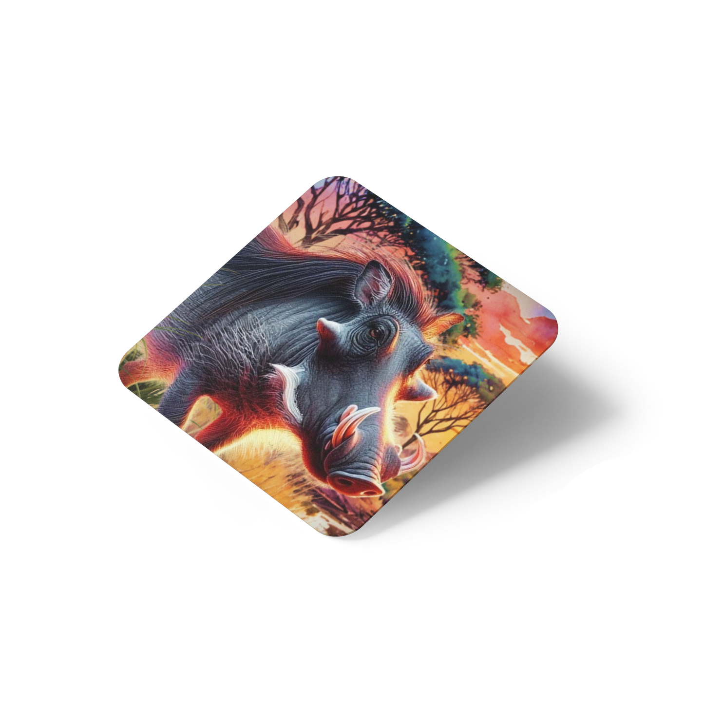 African Sunset Coaster