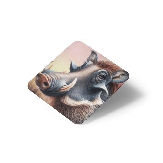 Pastel Afrika Square Coaster