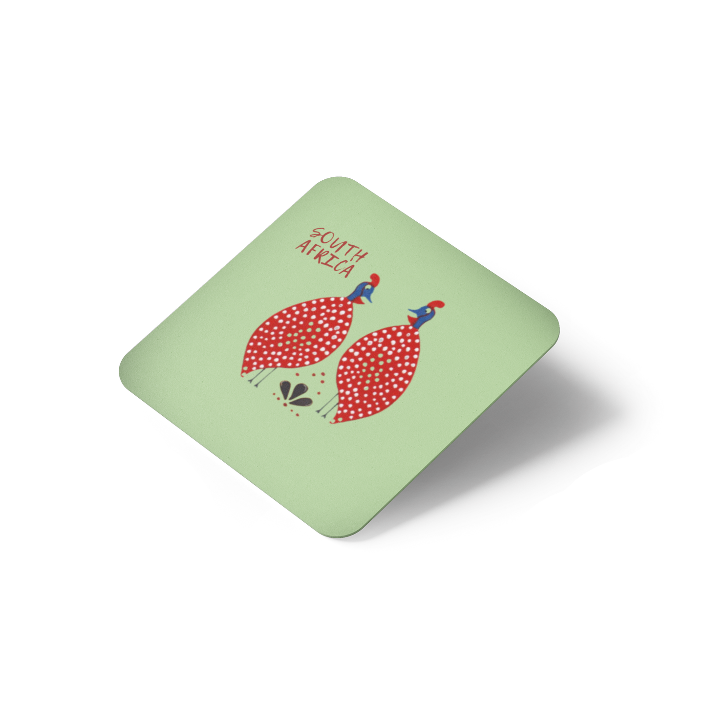 Guinea Fowl Chic  Coaster