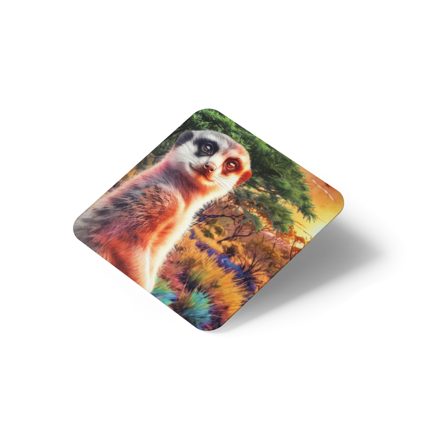 African Sunset Coaster