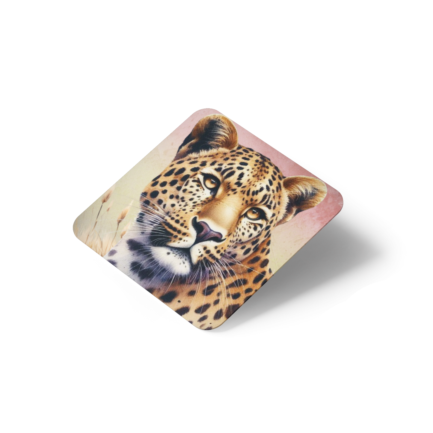 Pastel Afrika Square Coaster