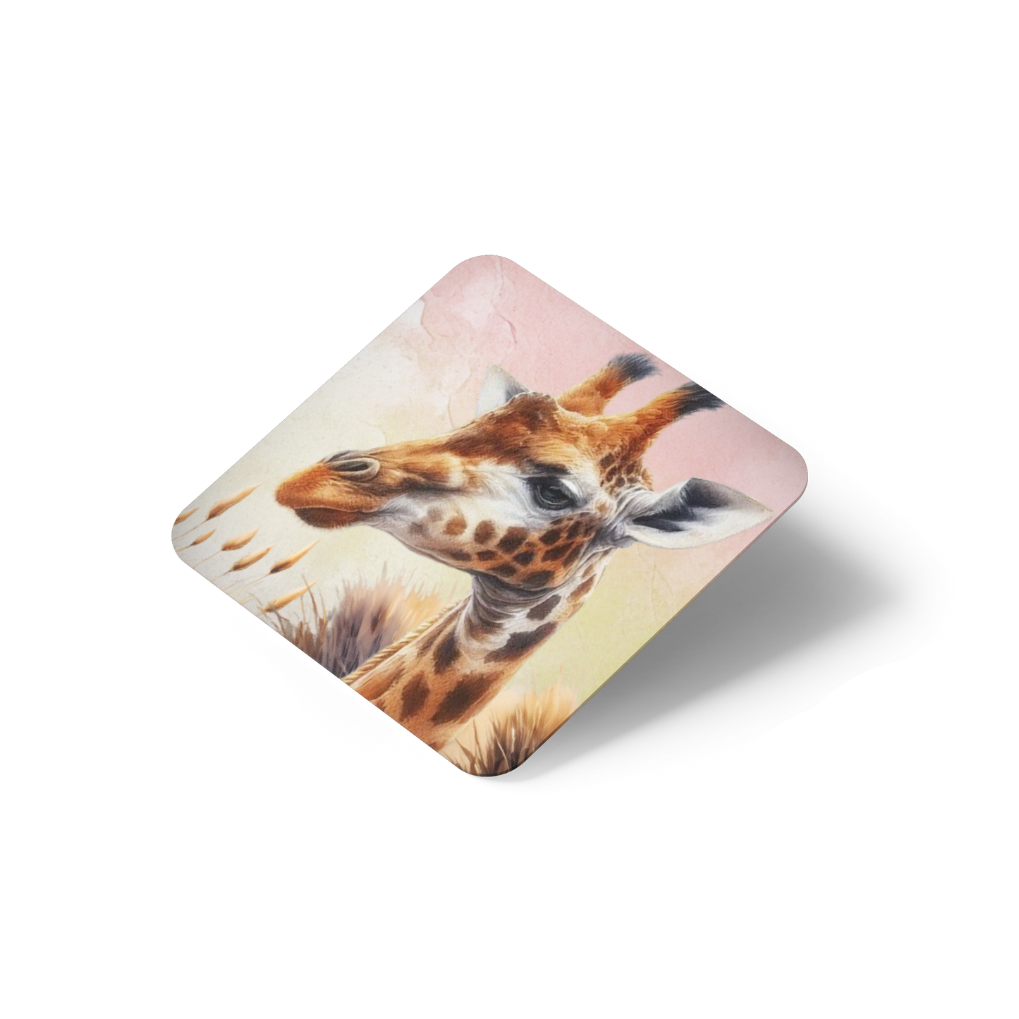 Pastel Afrika Square Coaster